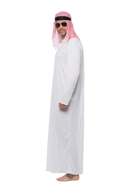 Sheikh Kostuum Wit van Partychimp koop je bij Partywinkel