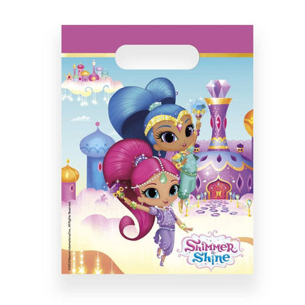 Shimmer And Shine Uitdeelzakjes 23cm 6st van Procos koop je bij Partywinkel