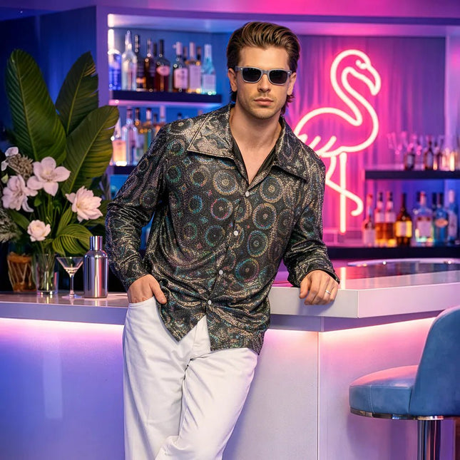 Shirt Lumi zilver van Boland koop je bij Partywinkel