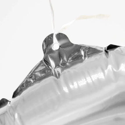 0 Anni Palloncino con numero Argento Vuoto 85 cm