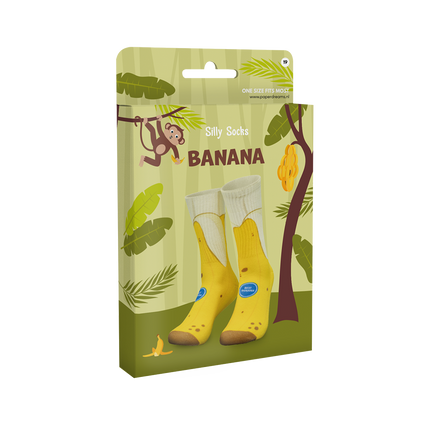 Calzini divertenti a forma di banana