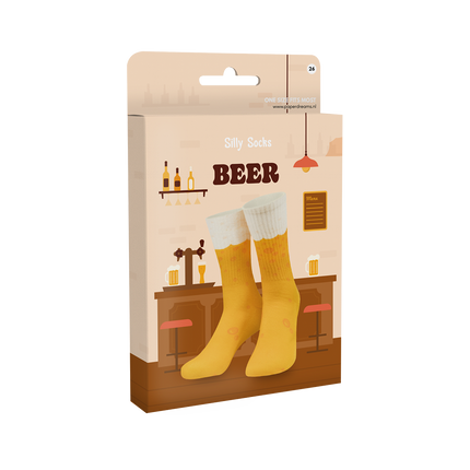 Calzini divertenti a tema birra