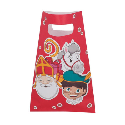 Sinterklaas Uitdeelzakjes Papier 23cm 10st van Boland koop je bij Partywinkel