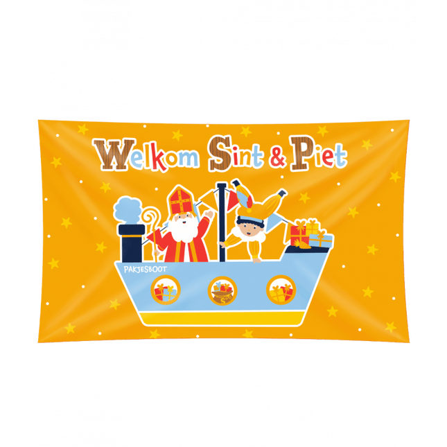 Sinterklaas Vlag Xxl 1,5m van Paper Dreams koop je bij Partywinkel