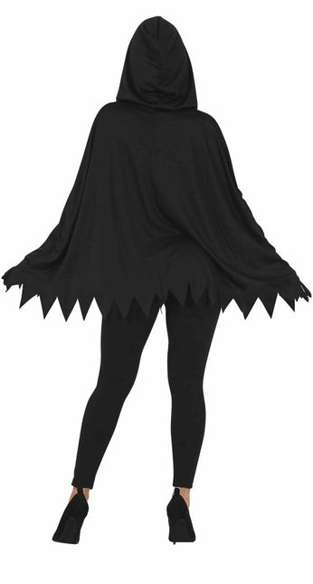 Skelet Halloween Poncho Dames van Fiestas Guirca koop je bij Partywinkel
