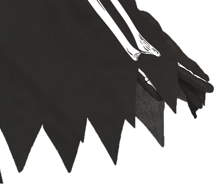 Skelet Halloween Poncho Dames van Fiestas Guirca koop je bij Partywinkel