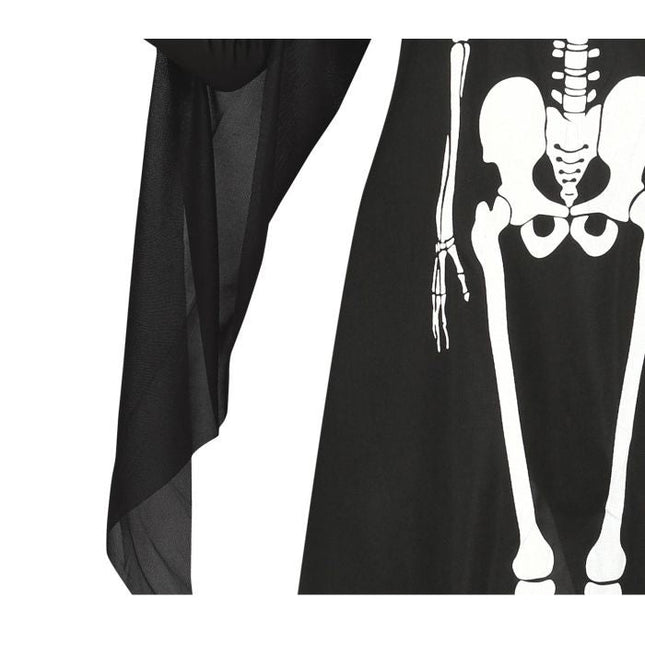 Skelet Halloween tuniek Dames L van Fiestas Guirca koop je bij Partywinkel