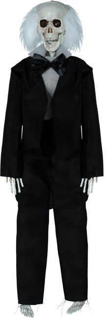 Skelet Pop Professor Met Pak 40cm van Fiestas Guirca koop je bij Partywinkel