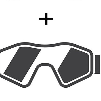 Tuta da sci anni '80 con occhiali Vintage Freestyle