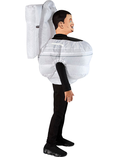 Skibidi Costume da Toilette Gonfiabile Bambino