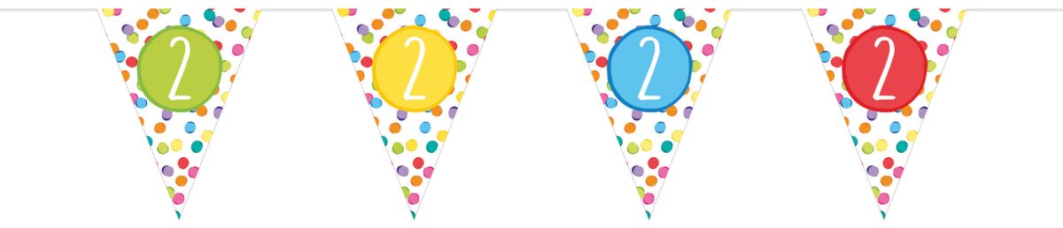 Slinger 2 Jaar Gekleurd 6m van Haza Witbaard koop je bij Partywinkel