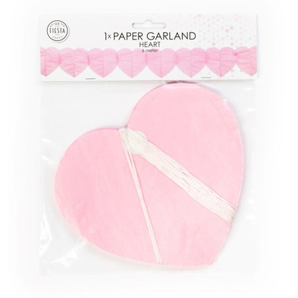 Slinger Hartjes Licht Roze 6m van WeFiesta koop je bij Partywinkel