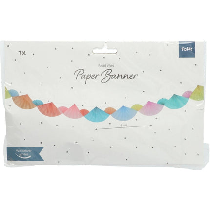 Slinger Waaier Pastel 4m van Folat koop je bij Partywinkel