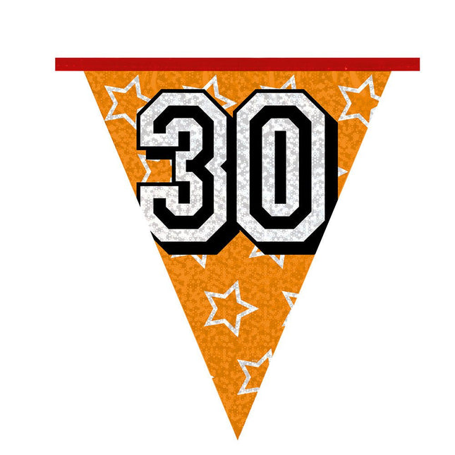 Slingers 30 Jaar Glitter 8m van Boland koop je bij Partywinkel