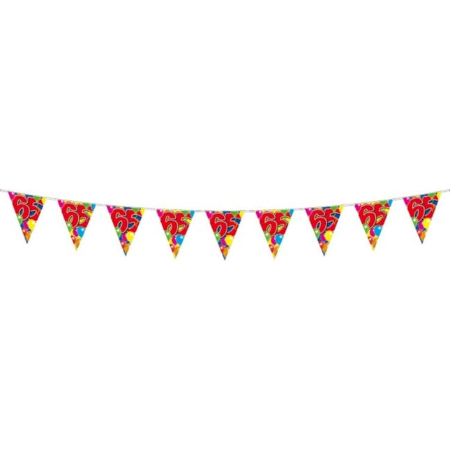 Slingers 65 Jaar 10m - Partywinkel - 8714572045490