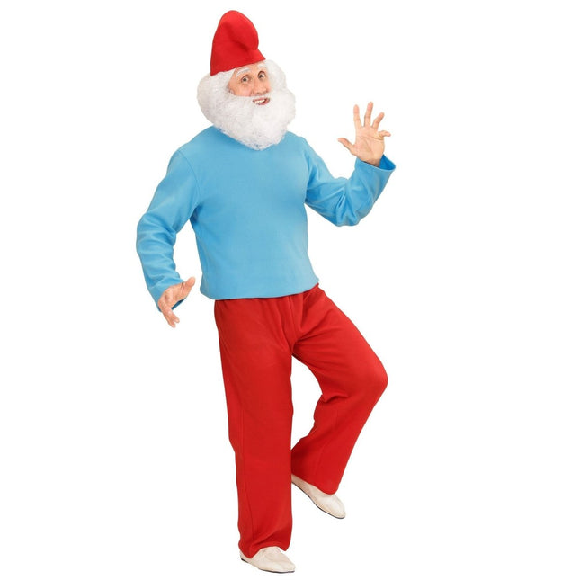 Smurf Kostuum Heren van Widmann koop je bij Partywinkel