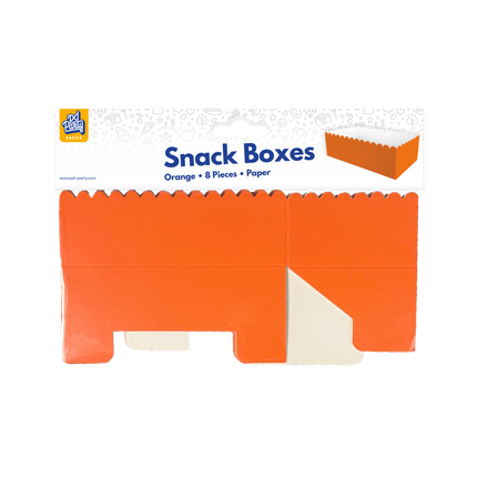 Ciotola snack arancione 12,5 cm 8 pezzi