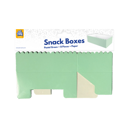 Ciotola per snack verde chiaro 12,5 cm 8 pezzi