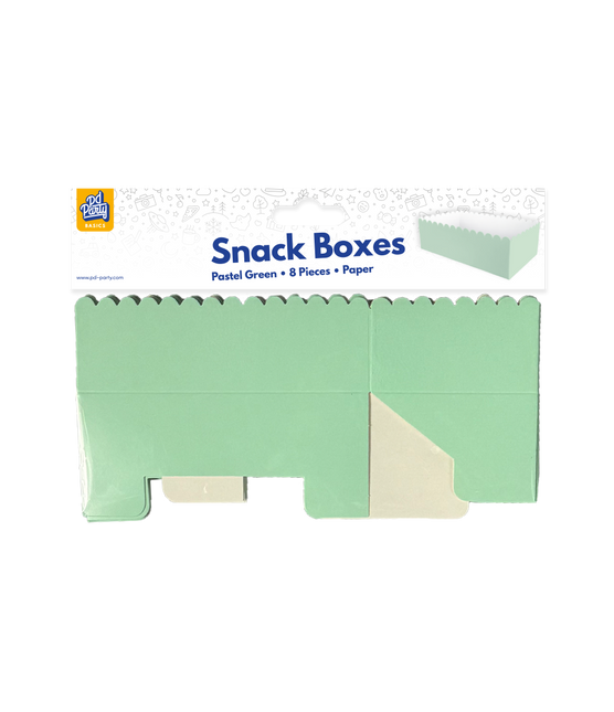 Scatole per snack - Verde pastello