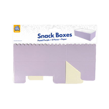 Ciotola per snack viola 12,5 cm 8 pezzi