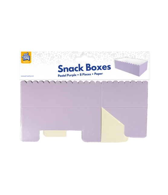Scatole per snack - Viola pastello