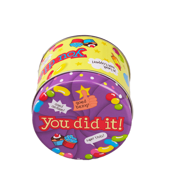 Snoepblik You Did It! 9cm van Paper Dreams koop je bij Partywinkel