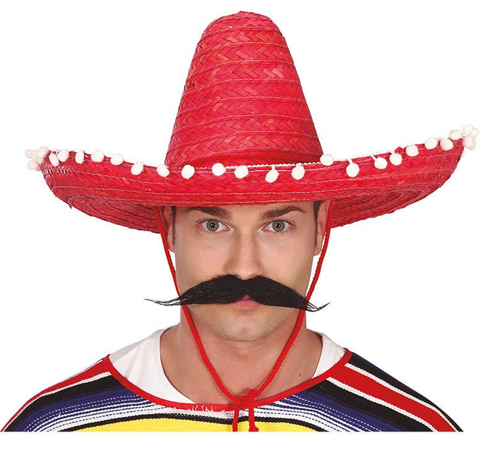 Sombrero Rood 50cm van Fiestas Guirca koop je bij Partywinkel