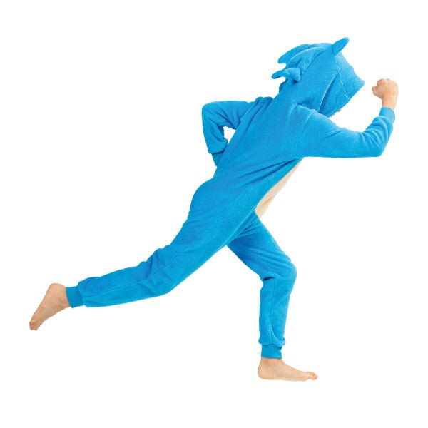 Sonic Onesie Blauw Wit Kind van Riethmueller koop je bij Partywinkel