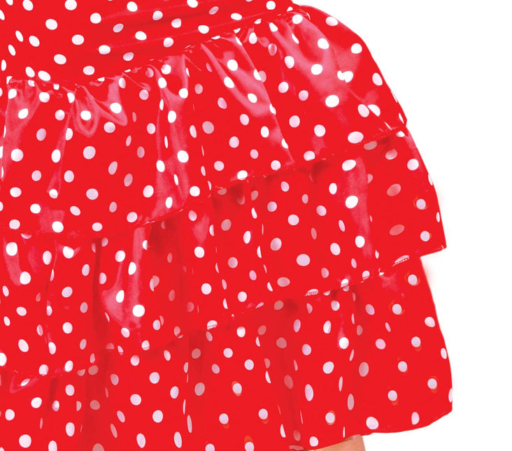 Spaanse Jurk Flamenco Rood - Partywinkel - 8434077806296