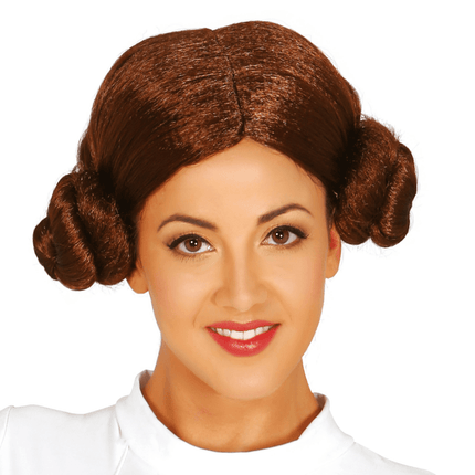 Space Buns Pruik van Fiestas Guirca koop je bij Partywinkel