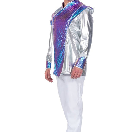 Space Jas Heren Metallic van Wilbers & Wilbers koop je bij Partywinkel