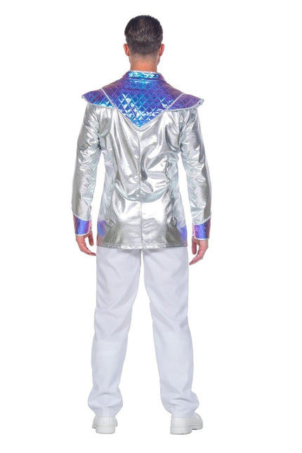 Space jacket metallic - Partywinkel - 8720059066438