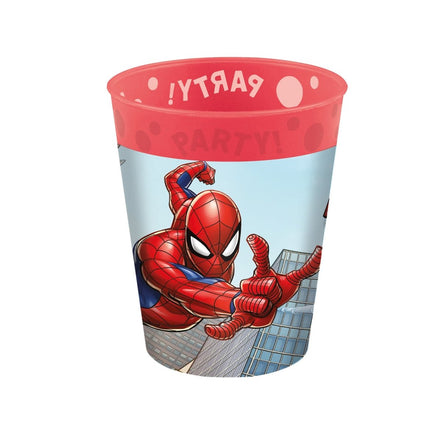 Spiderman Beker Herbruikbaar 250ml van Procos koop je bij Partywinkel