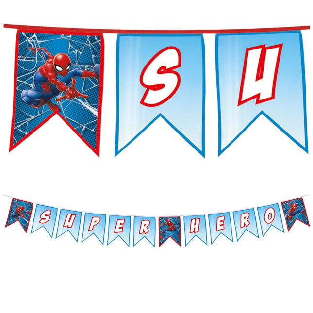 Spiderman Letterslinger Super Hero van Procos koop je bij Partywinkel
