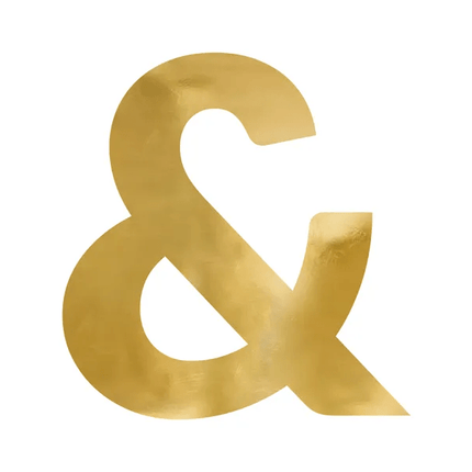 Spiegelletter & Goud 61cm van Partydeco koop je bij Partywinkel