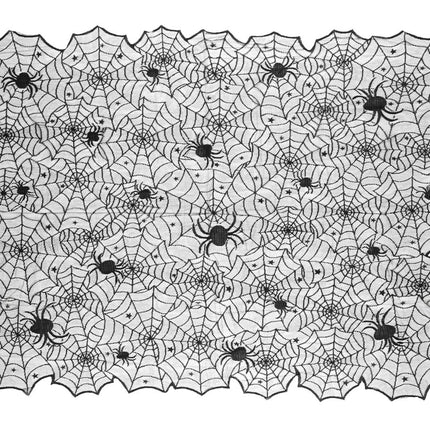 Spinnenweb Tafelkleed 1,8m van Partydeco koop je bij Partywinkel