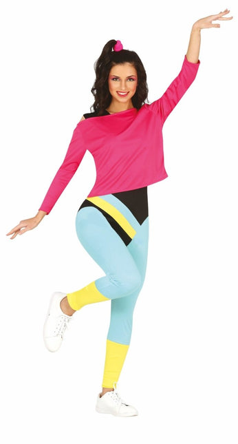 Sporter Kostuum Dames Roze van Fiestas Guirca koop je bij Partywinkel