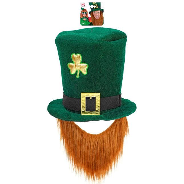 St. Patrick'S Day Hoed Met Baard 25cm van Widmann koop je bij Partywinkel