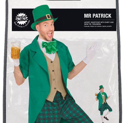 St. Patrick'S Day Kostuum Groen Heren van Fiestas Guirca koop je bij Partywinkel