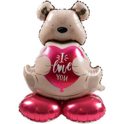 Beer Helium Ballon Leeg I Love You 66cm van Folat koop je bij Partywinkel