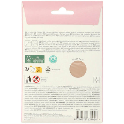 Beer Helium Ballon Leeg I Love You 66cm van Folat koop je bij Partywinkel