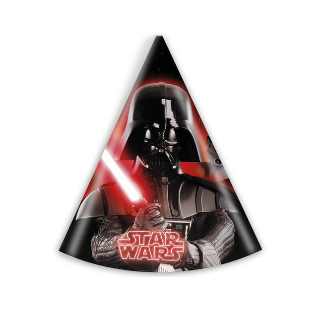 Star Wars Heroes Feesthoedjes 6st - Partywinkel - 5201184844014