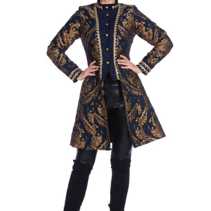 Steampunk Jas Dames Lang - Partywinkel - 8720059073177