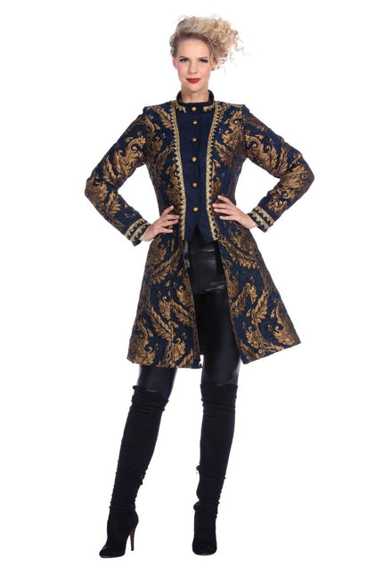 Steampunk Jas Dames Lang - Partywinkel - 8720059073177