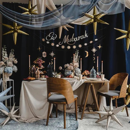 Ster Ballon Beige 50cm van Partydeco koop je bij Partywinkel