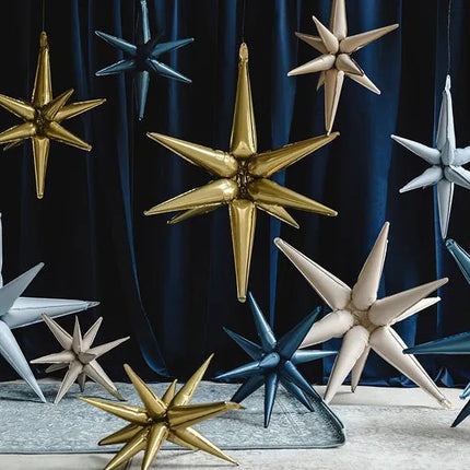 Ster Ballon Lichtblauw 50cm van Partydeco koop je bij Partywinkel