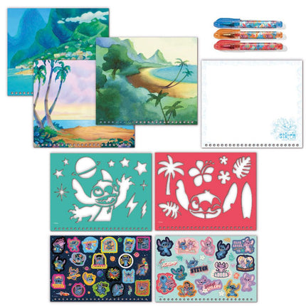 Stitch Knutsel Boek 3 delig - Partywinkel - 8714274700093