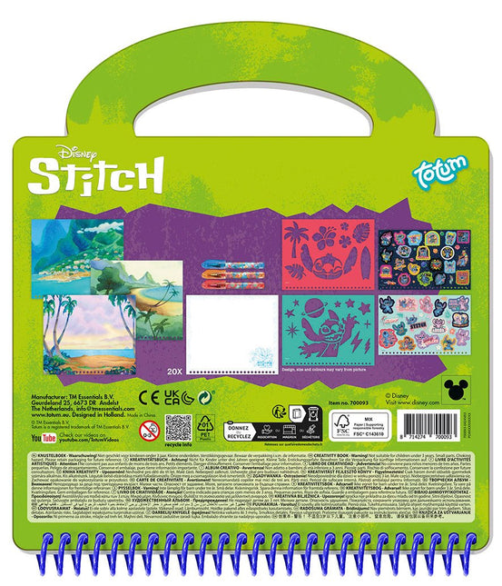 Stitch Knutsel Boek 3 delig - Partywinkel - 8714274700093