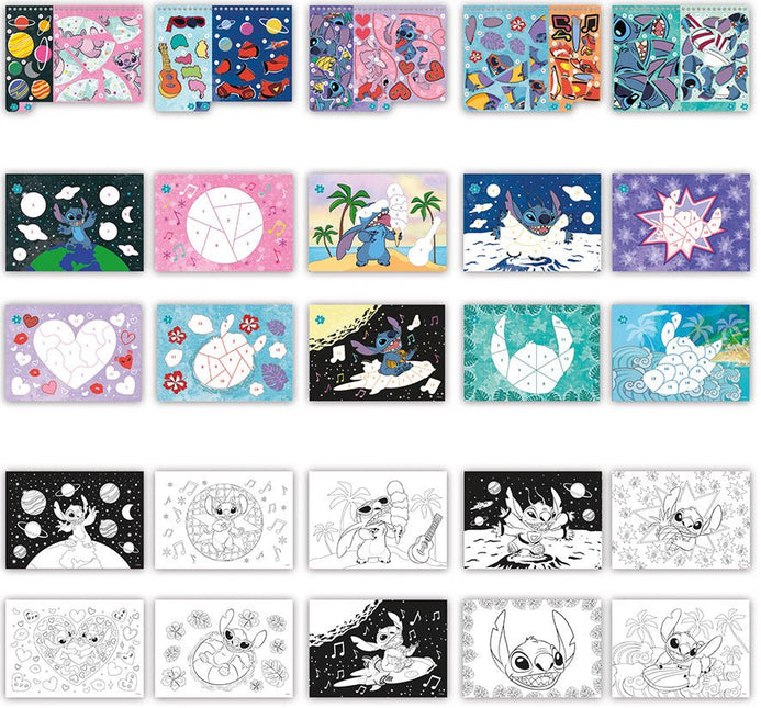 Stitch Knutsel Boek Nummer Stickeren - Partywinkel - 8714274700123