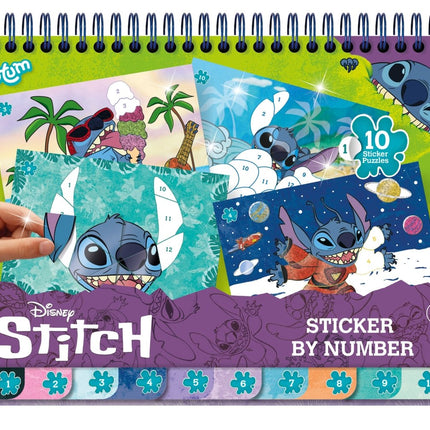 Stitch Knutsel Boek Nummer Stickeren - Partywinkel - 8714274700123
